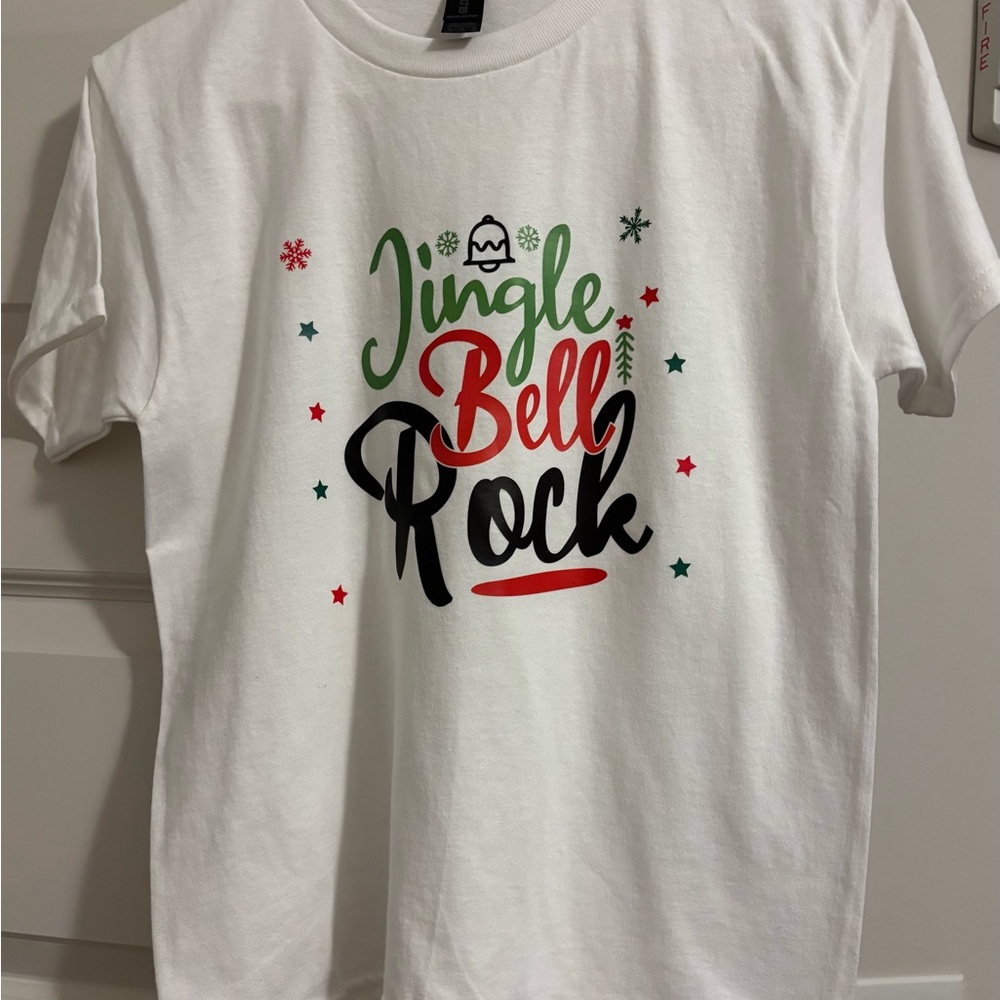 Kids youth Jingle Bell Rock White T-Shirt